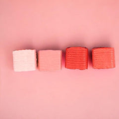 KLUB BULK individually wrapped pieces spread on table demonstrating hygiene and sharing ease