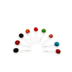 KLUB BULK individually wrapped lollipops piled for hygienic distribution