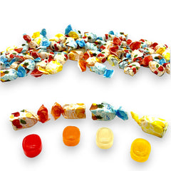 KLUB BULK individually wrapped pieces scattered on table for hygiene and convenience