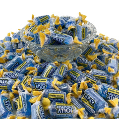 KLUB BULK bowl of blue raspberry candies staged for parties to show volume and appeal