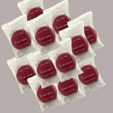 KLUB BULK front packaging showing 1 lb bag and individually wrapped raspberry gems for sharing