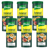 Knorr Aromat front pack showing label and compact shaker for easy seasoning