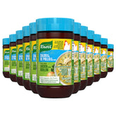 Knorr front packaging showing 7.9 oz reduced sodium granulated chicken bouillon for easy seasoning