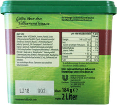 Knorr Jaeger Sosse prepared sauce poured over schnitzel, enhances meals quickly