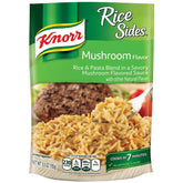 Knorr front packaging showing mushroom rice pouch and convenience