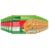 Knorr red rice front packaging showing 12-pack convenience and clear branding