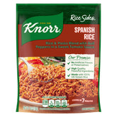 Knorr front packaging showing Spanish Rice with ready-to-cook convenience