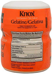 close-up of Knox gelatin powder texture highlighting smooth, fine granules