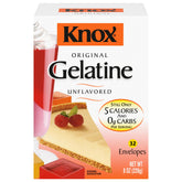 Knox Gelatine front packaging showing box and branding, clear ingredient benefit