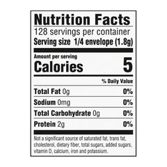 Close-up of a single Knox Gelatine packet emphasizing sealed freshness and convenience