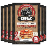 Kodiak Cakes front packaging showing buttermilk mix and protein benefit