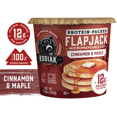 Kodiak Cakes close-up of mix texture illustrating whole-grain benefit