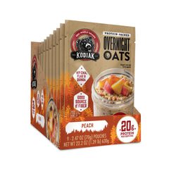 Kodiak Cakes front packaging showing 9-pack and nutritional callouts for quick choice