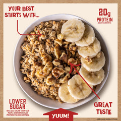 Kodiak Cakes Peak oatmeal prepared in bowl ready to eat quickly