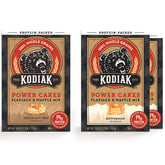 Kodiak Cakes variety pack front view showing all three boxes and convenience