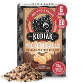 Kodiak Cakes front packaging showing chocolate chip mix and clear product benefit