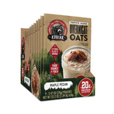 Kodiak Cakes front packaging showing maple pecan pouch and product benefits