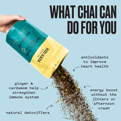 Kolkata Chai Co brewing in pot with milk demonstrating easy stovetop preparation