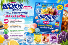 KONBINI JAPAN hi-chew mini close-up of candy texture highlighting chewy center