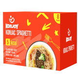 KONJOY front packaging showing spaghetti-style konjac noodles and benefits