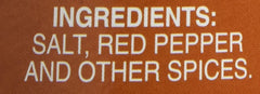 Konriko seasoning poured on spoon, illustrating grain size and easy measuring