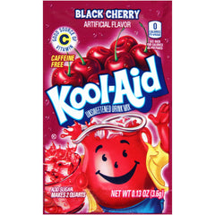 Chilled pitcher made from Kool-Aid black cherry mix poured into glasses illustrating refreshing serving idea