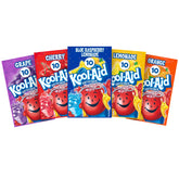 Kool-Aid front packaging showing variety pack and count, easy selection benefit