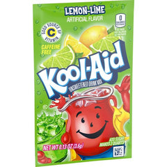 Texture of Kool-Aid powder showing fine granules and consistent lemon-lime color for quick dissolving