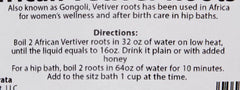 KOPABANA roots in hot water steam bath, demonstrating soothing intimate self-care routine benefits