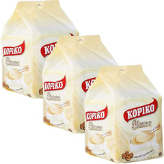 Kopiko Blanca front packaging showing box and 30 sachets for easy storage