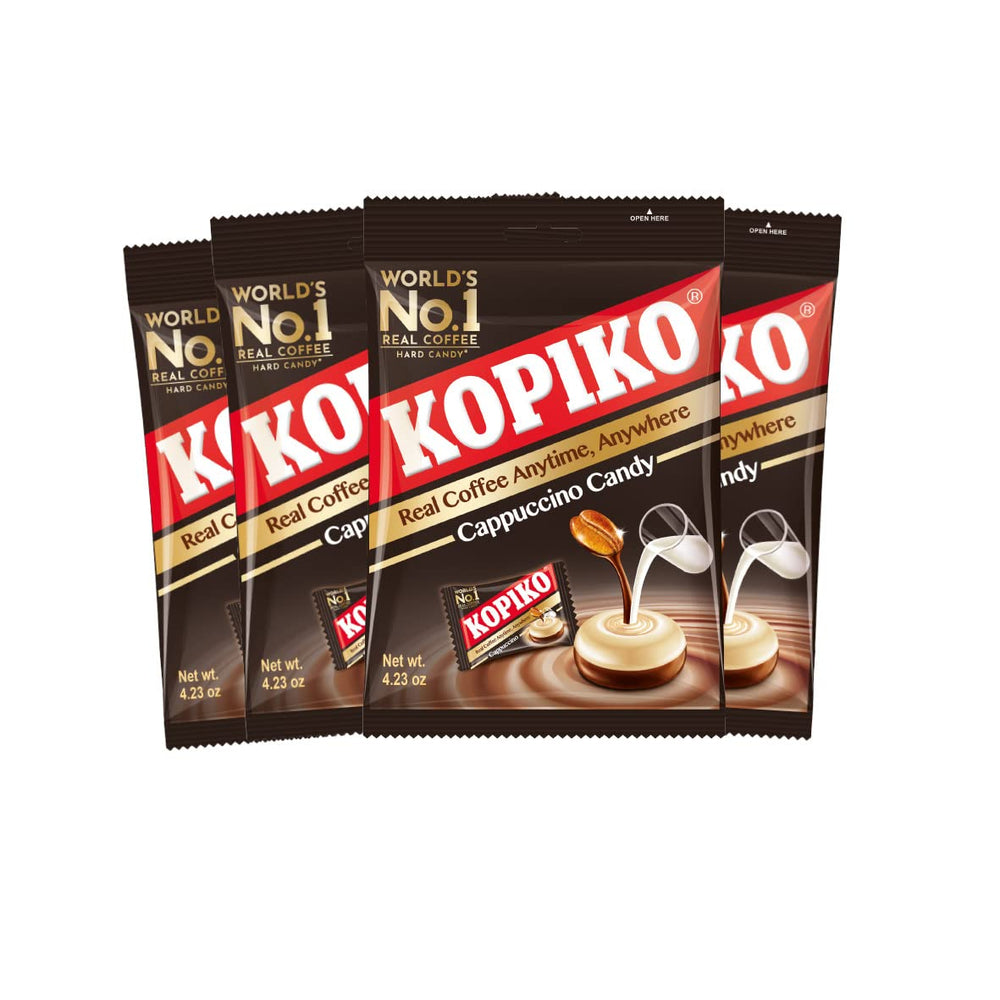 Kopiko front packaging showing product and convenience