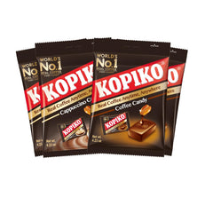 kopiko front packaging showing four 4.23oz bags and brand for easy stocking