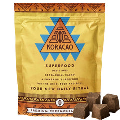 KORACAO front packaging showing 1 lb bag and branding, highlighting freshness