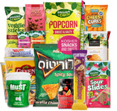 Kosherific front packaging showing brand and 15-count snack assortment, perfect for gifting