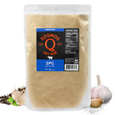 Kosmos Q front packaging showing clear label and bold seasoning benefit