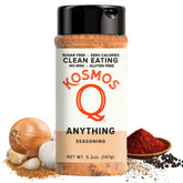 Kosmos Q front packaging jar showing clean label and instant flavor boost