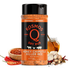 Kosmos Q front label showing product name and 12.6 oz size for clear identification and trust