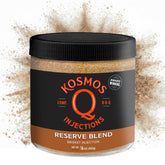 Kosmos Q front packaging showing jar and label for quick product ID and trust