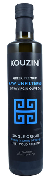 Kouzini front packaging showing 500ml bottle and premium label benefit: quality presentation