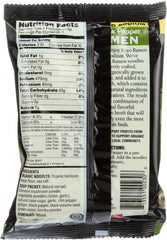 Koyo close-up of baked organic noodles showing firm texture and low-fat benefit