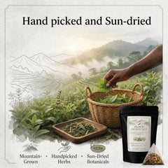 Kranla brewed cup steaming on a wooden table offering comforting warmth