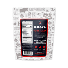 KRAVE Sriracha single stick close-up highlighting portable protein