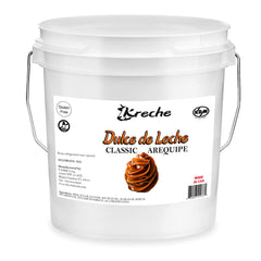 Kreche front label on 24 lb tub showing brand and product benefit of bulk convenience