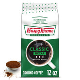 Krispy Kreme front packaging showing 12oz bag and recognizable brand, consistent flavor