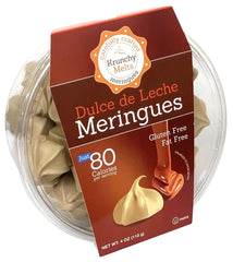 Krunchy Melts front packaging showing dulce de leche flavor and convenience