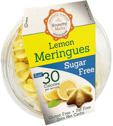 Krunchy Melts front packaging showing lemon flavor and benefits