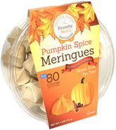 Krunchy Melts front packaging showing pumpkin spice and calorie count benefit
