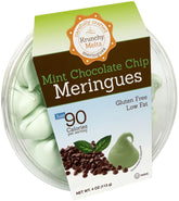 Krunchy Melts front packaging showing mint chocolate chip cookies and 90 calorie benefit