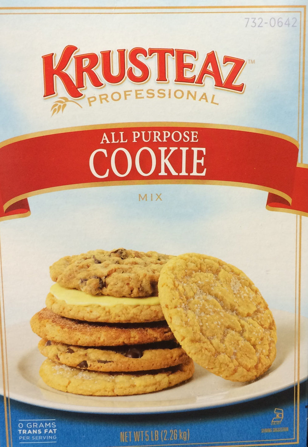 Krusteaz 5-pound bag front packaging showing brand and easy baking benefit
