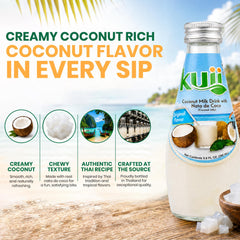 KUII bottle in hand for size comparison and convenient single-serve benefit